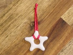 Star No. 12 (small) - white glass