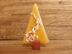 Christmas tree No. 57 (handmade glass/Jarrah)