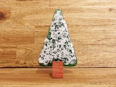 Christmas tree No. 58 (handmade glass/Jarrah)