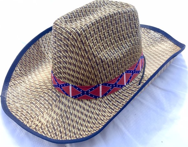 Woven Confederate Cowboy Hat | DL Grandeurs Confederate & Rebel Goods