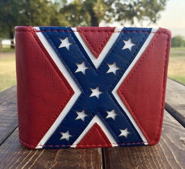 Bifold Rebel Flag Wallet DL Grandeurs Confederate & Rebel Goods