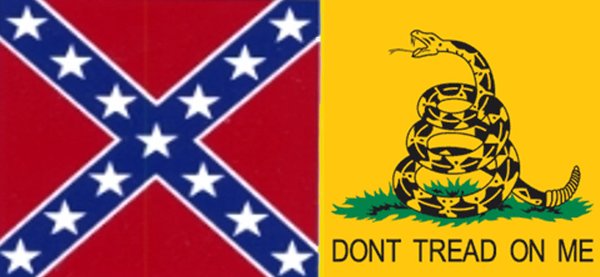 Confederate Rebel Gadsden Dont Tread On Me 3' x 5' Battle Flag | DL Grandeurs Confederate ...