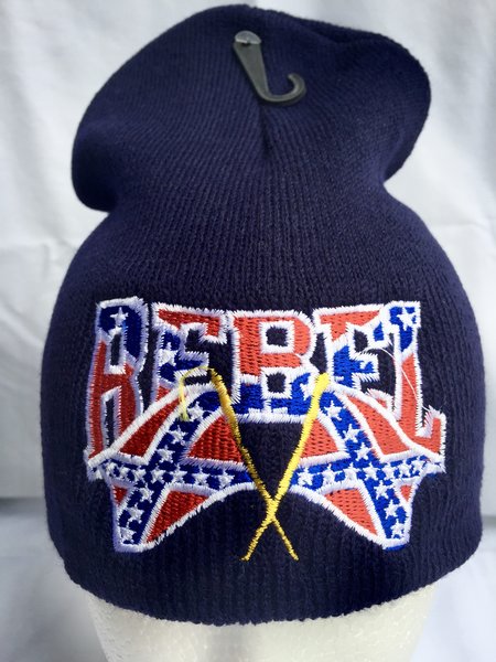 Double Rebel Flag Beanie Available in 6 Colors | DL Grandeurs ...