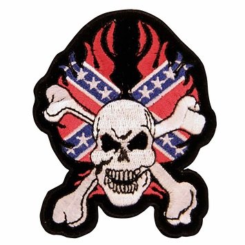 Confederate Skull with Crossbones 3