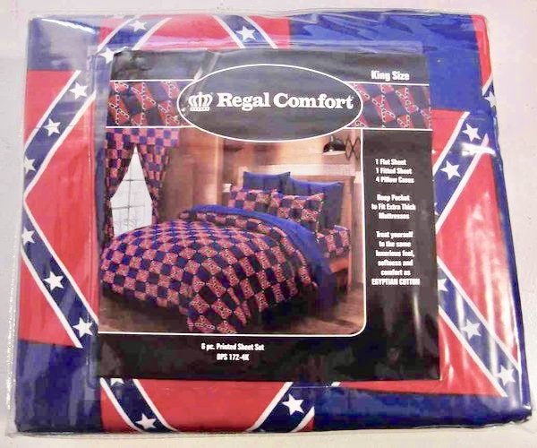 Rebel Flag Sheet Set | DL Grandeurs Confederate & Rebel Goods