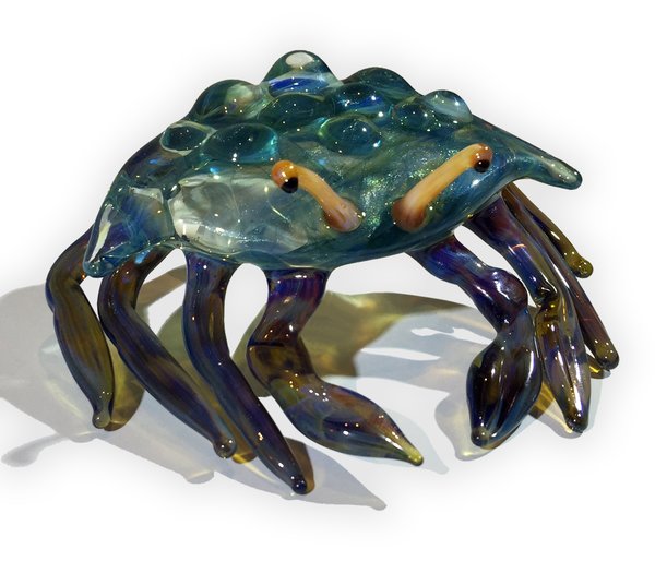 crystal crab figurine