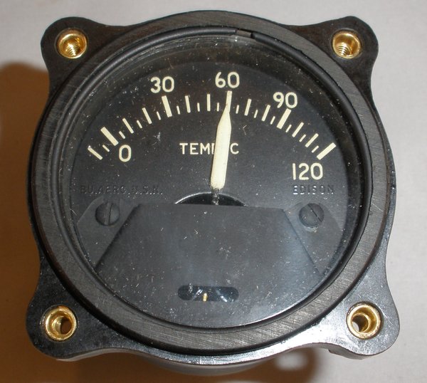 Boeing B17 Flying Fortress (and other aircraft) WWII Era Temperature