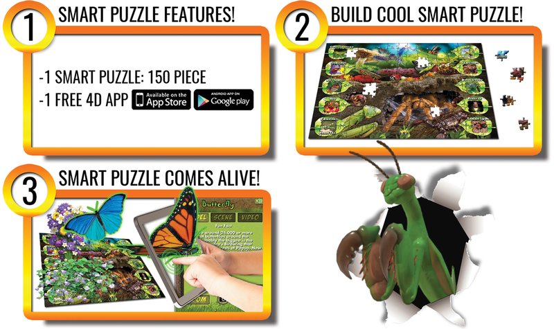 Popar Insects Smart Puzzle | Popar Smart Bags, Toys, Books, Puzzles ...