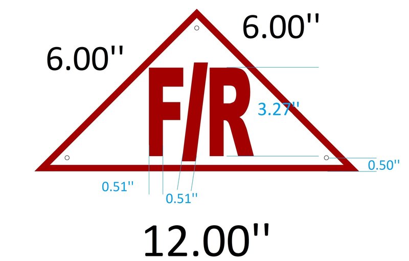 FLOOR ROOF TRUSS IDENTIFICATION SIGN (ALUMINUM REFLECTIVE SIGN) | FIRE ...