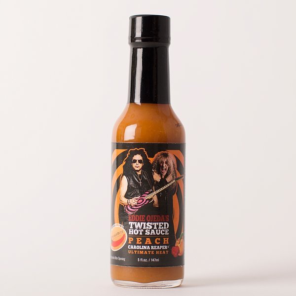 Peach Carolina Reaper 5 Ounce Bottle Twisted Hot Sauce 