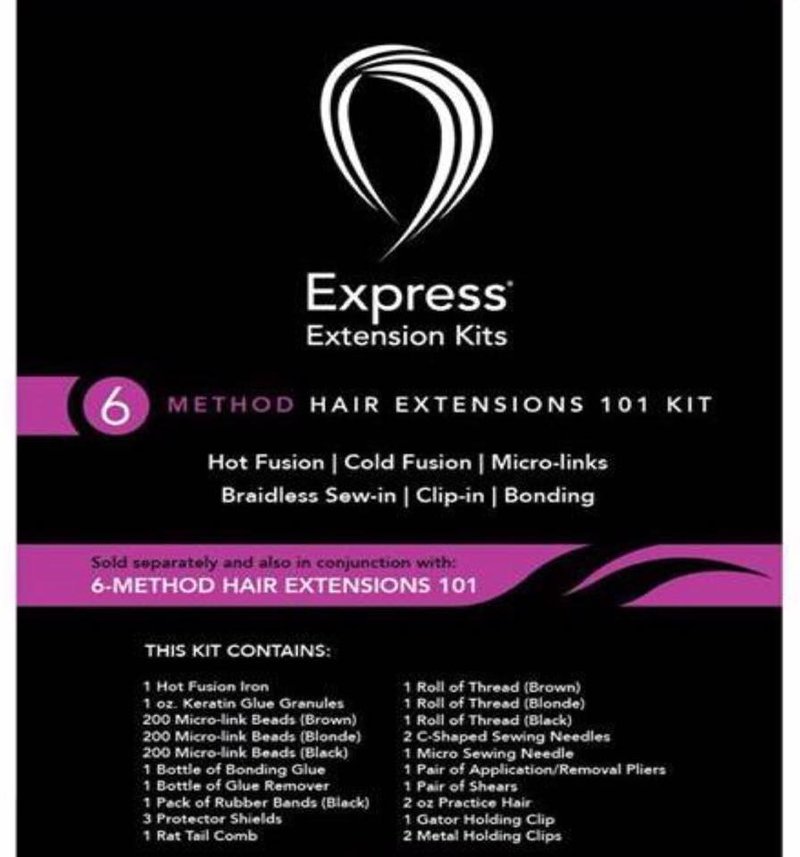 Express Hair Extensions tool kit created by Lydia Davis – Lydia Davis  Express Extension kits