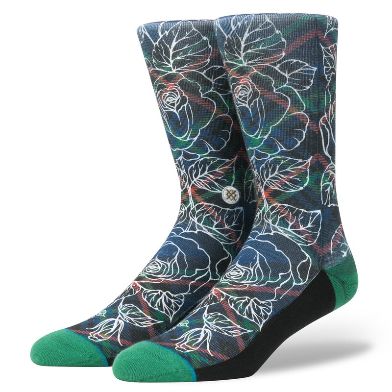 Stance Dwyane Wade Collection Floral Plaid 2 Socks | Pure Fire Kicks