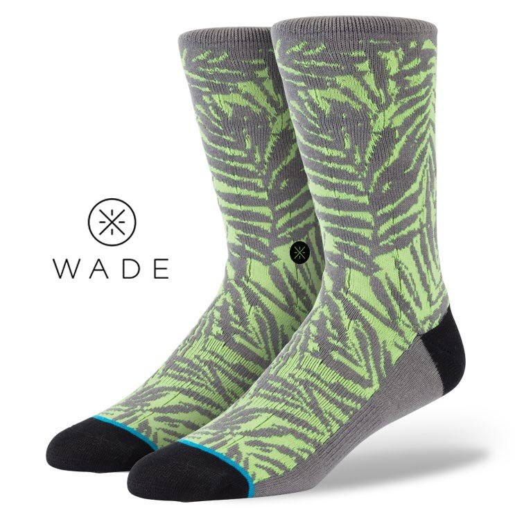 Stance Dwyane Wade Collection Everglades Lime Socks | Pure Fire Kicks