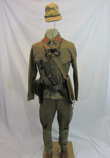 WWII Japanese Tank Commander's Complete Battle Uniform Group -ORIGINAL ...