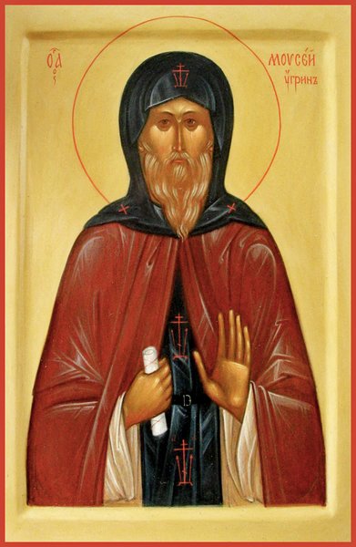 St. Moses the Hungarian Orthodox mounted icon | Orthodox Christian Supply