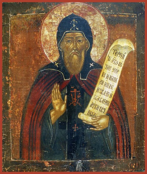 St. Xenophon Orthodox Mounted Icon | Orthodox Christian Supply