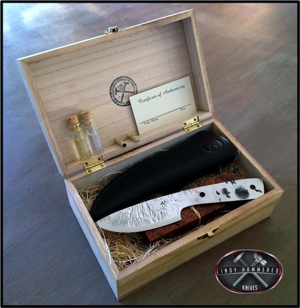 Knife Making Kit Complete Knife Making Kit Indy Hammered Knives