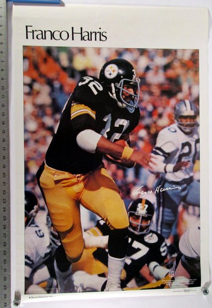 Franco Harris - Pittsburgh Steelers - 1970's Sports 