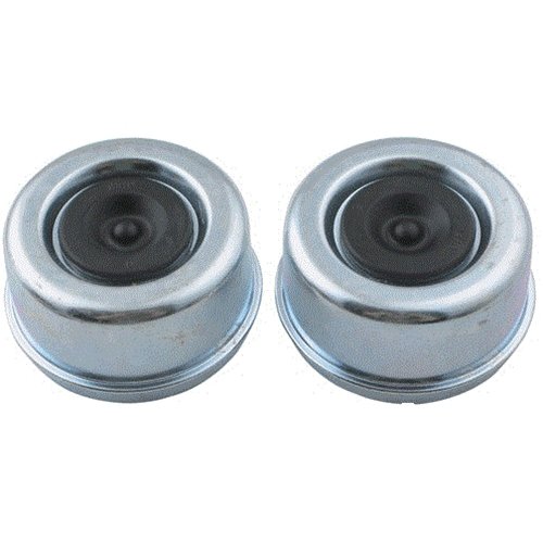 Dust Cap with Rubber Plug 2.71 8 Lug Lubed (Pair) FloatOn Trailer Parts