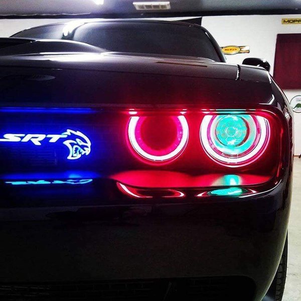 SRT Hellcat illuminated badge | X-Lume illuminated Car Products