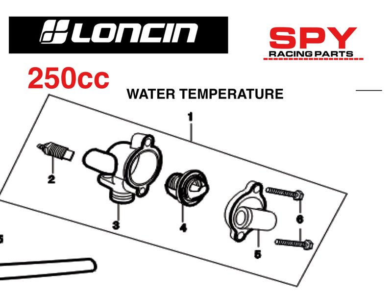 250cc loncin engine diagrams spy racing engine parts | Spy Racing Parts