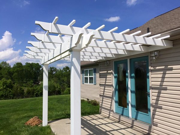 White Pvc Pergola Kits