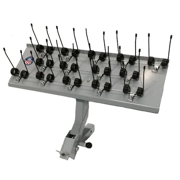 D'ttach 34 inch spring tine, front mount heavy duty dethatcher