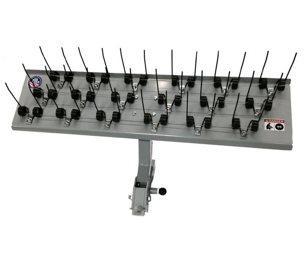 D'ttach 46 inch spring tine, heavy duty front mount dethatcher