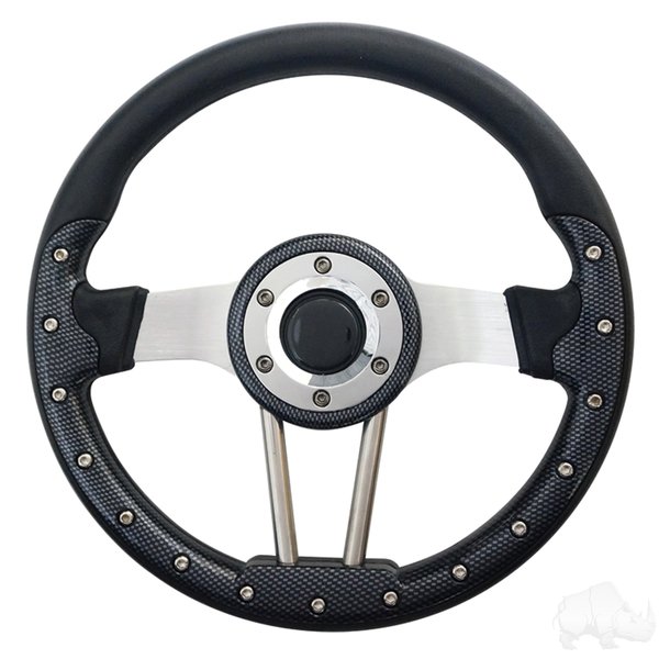 Universal Aviator 2 Steering Wheel, Carbon Fiber Grip 