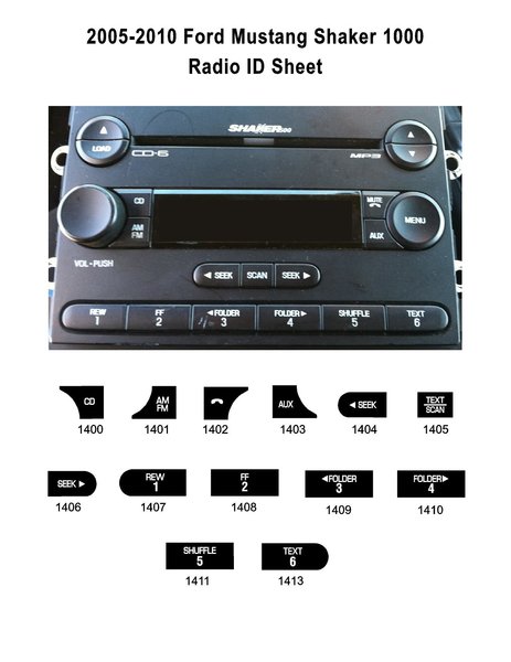 Ford shaker 1000 radios #5