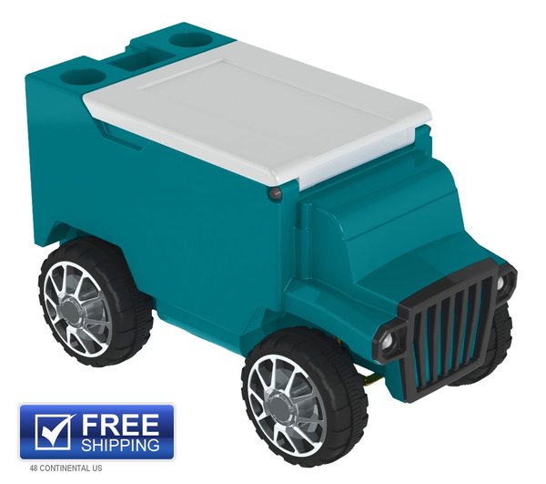 RC TRUCK TEAL C3 Custom Coolers