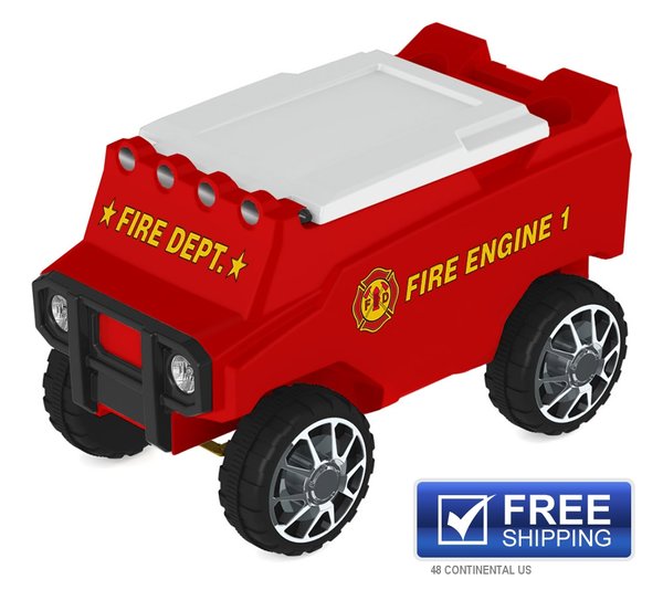 C3 ROVER RC COOLER FIRE TRUCK C3 Custom Coolers