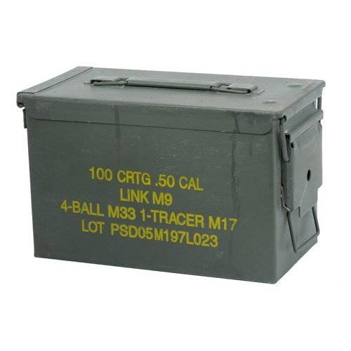 Ammo Can 50 Cal, 0.50 cal., .50 caliber Cans, Military Ammunition ...