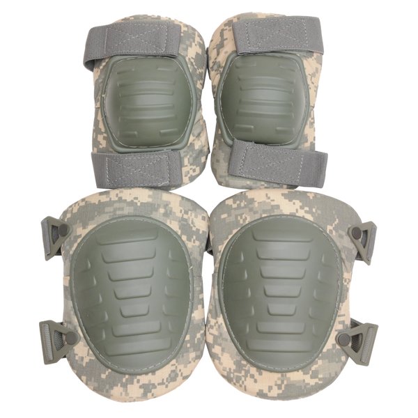 ELBOW & KNEE PAD SET, NSN 8415-01-F00-2100, ONE SIZE FITS ALL, RF ...