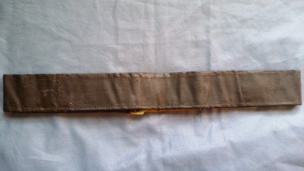 CONFEDERATE PAINTED CLOTH BELT | SUSAT Civil War Antiques