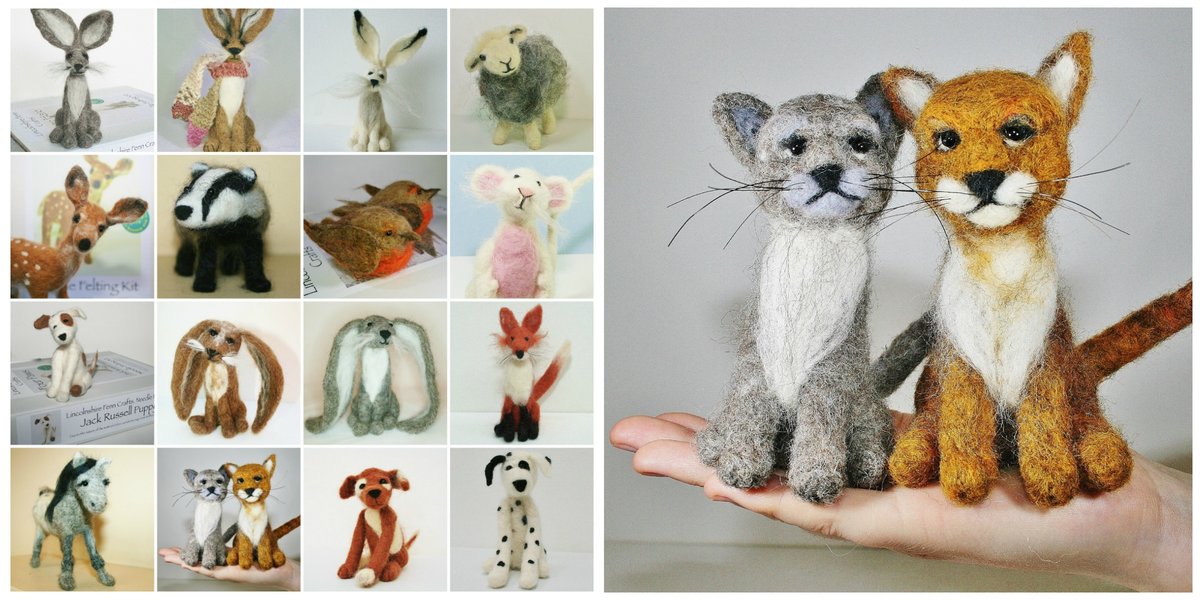 Needle felting kits for beginners onward. Unlock your creativity!