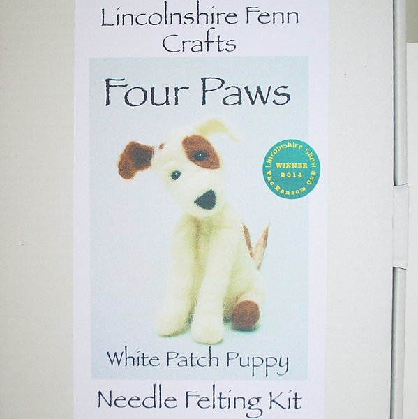 Dog Felting Kit Jack Russell needle felting kit Needle felting kits