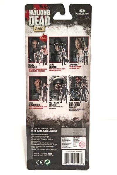 The Walking Dead Series 4 Gas Mask Riot Gear Zombie | Dominic's Attic ...