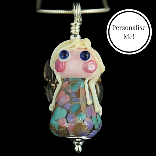 personalised fairy necklace