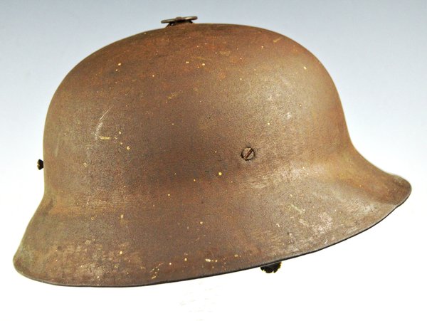 ULTRA RARE AUSTRO-HUNGARIAN BERNDORFER COMBAT HELMET | Ward Militaria