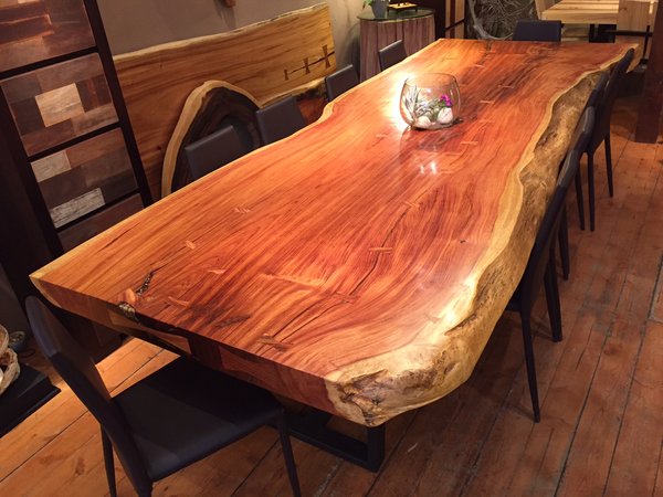 Live Edge Large Maka Dining Table | Sequoia Santa Fe