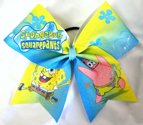 Spongebob Cheer Bow Cheer Bow Factory