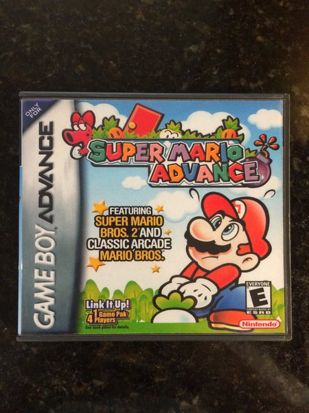 Super Mario Advance GBA game case | Game Case King - Custom Game Cases ...