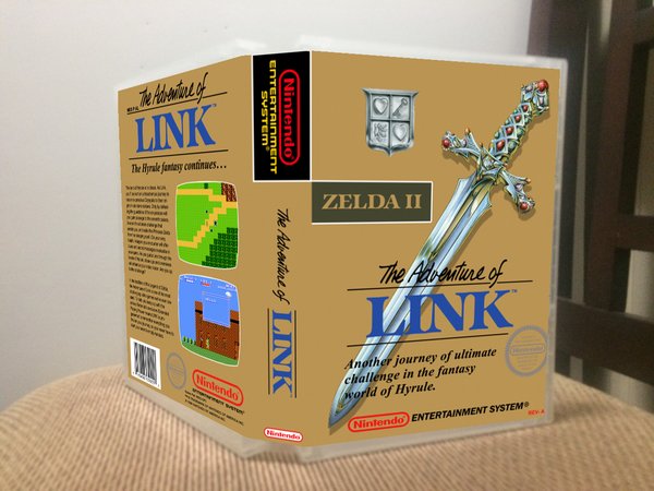 Zelda II: The Adventure of Link NES game case | Game Case King - Custom