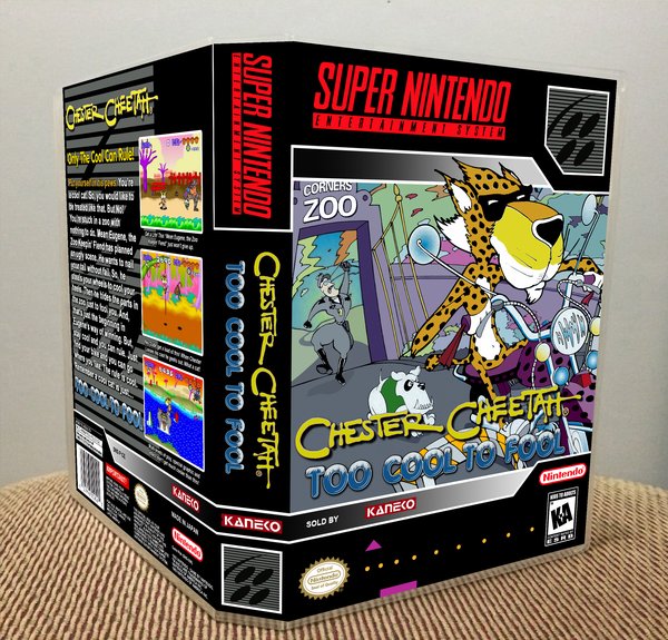 Chester Cheetah: Too Cool to Fool SNES game case | Game ...