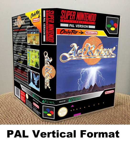 Actraiser snes box art creator