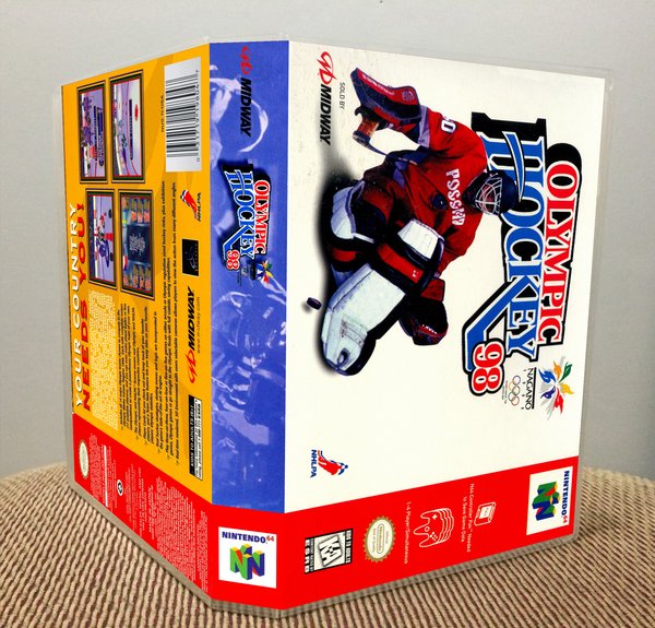 Olympic Hockey Nagano '98 N64 video game case | Game Case ...