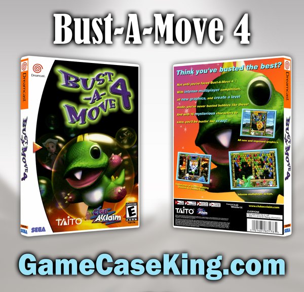 BustAMove 4 Sega Dreamcast Game Case Game Case King Custom Game