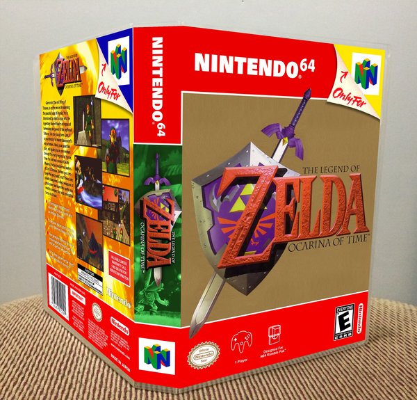 The Legend of Zelda Ocarina of Time N64 Game Case Game Case King