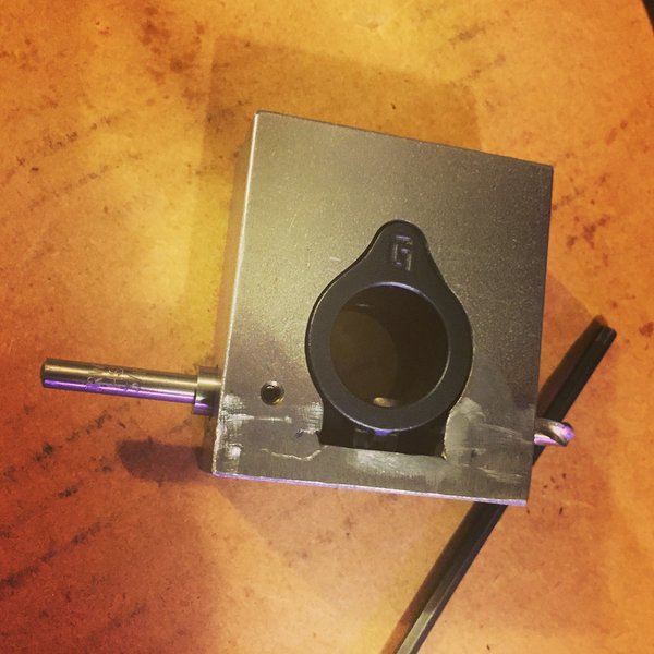 2G Gas Block Drilling Jig for Geissele 0.750 Gas Block BRD ENGINEERING